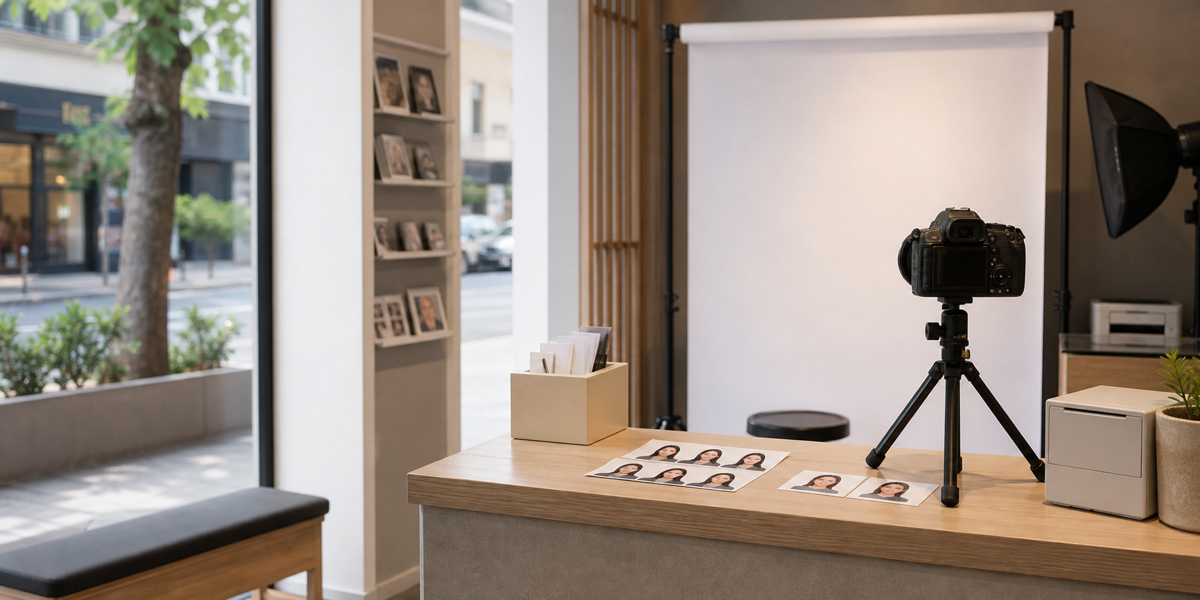 Estudio para foto carnet en Recoleta, CABA